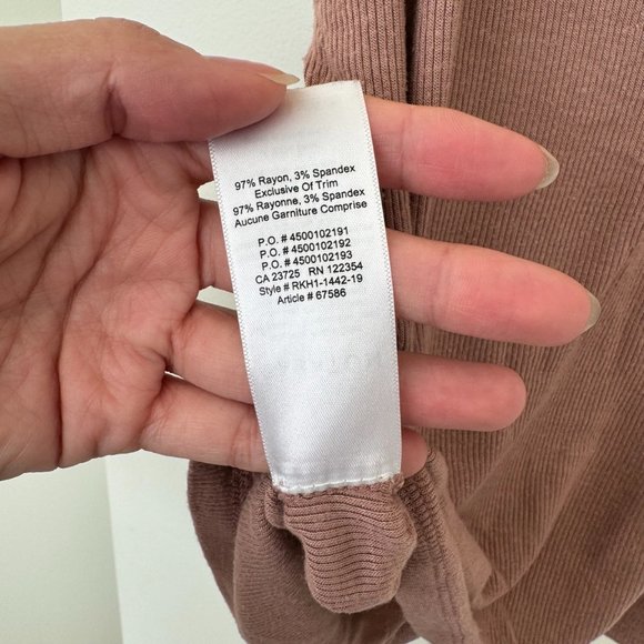 Aritzia Babaton Ribbed Racerback Tank - XXS - Picture 5 of 5